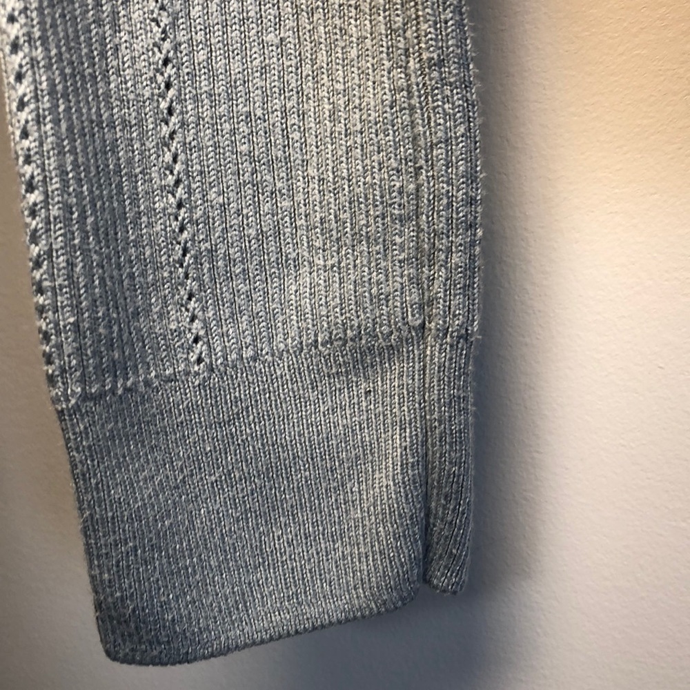 TOPSHOP Super Soft Ribbed Knitted Blue Sweater - Picture 5 of 6